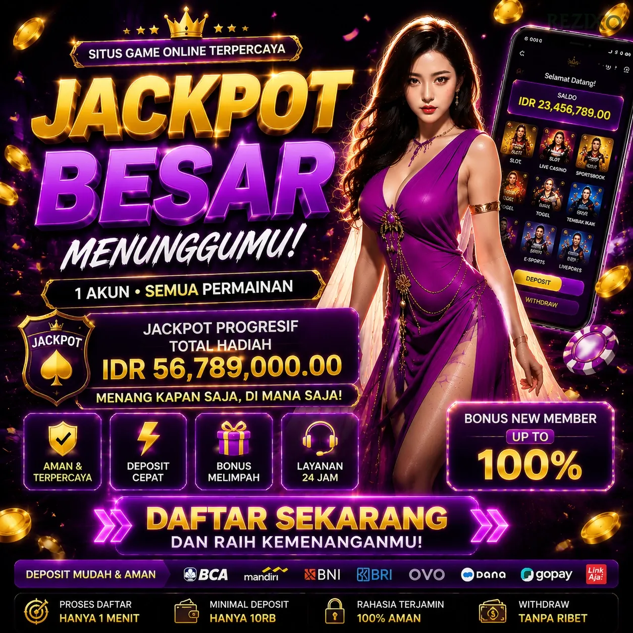 Ikon aplikasi rezixo resmi